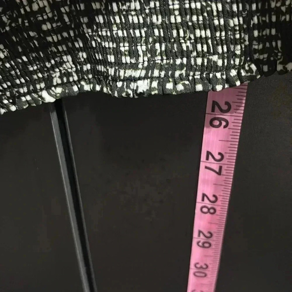 INC Crisscross V-neck, long wide sleeve shirred waist,floral lightweight - Picture 9 of 11